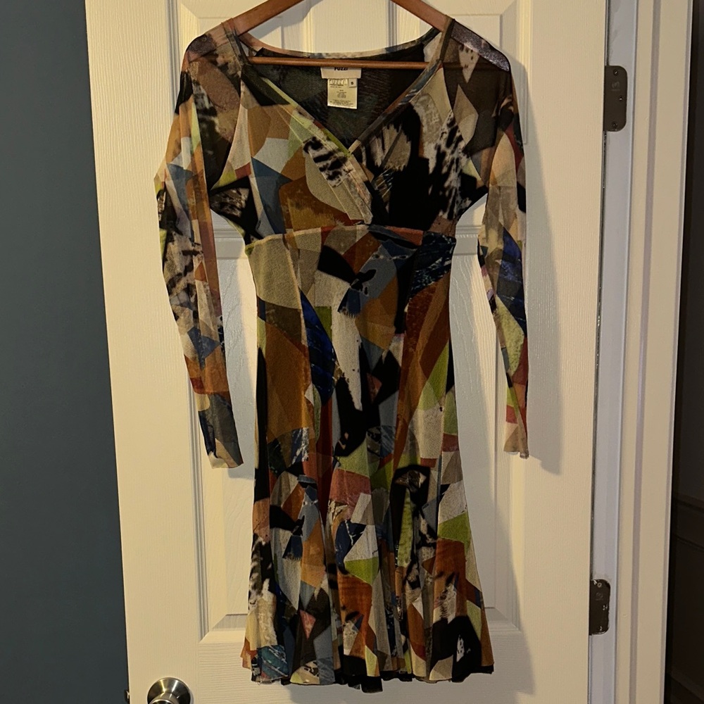 Fuzzi mesh dress